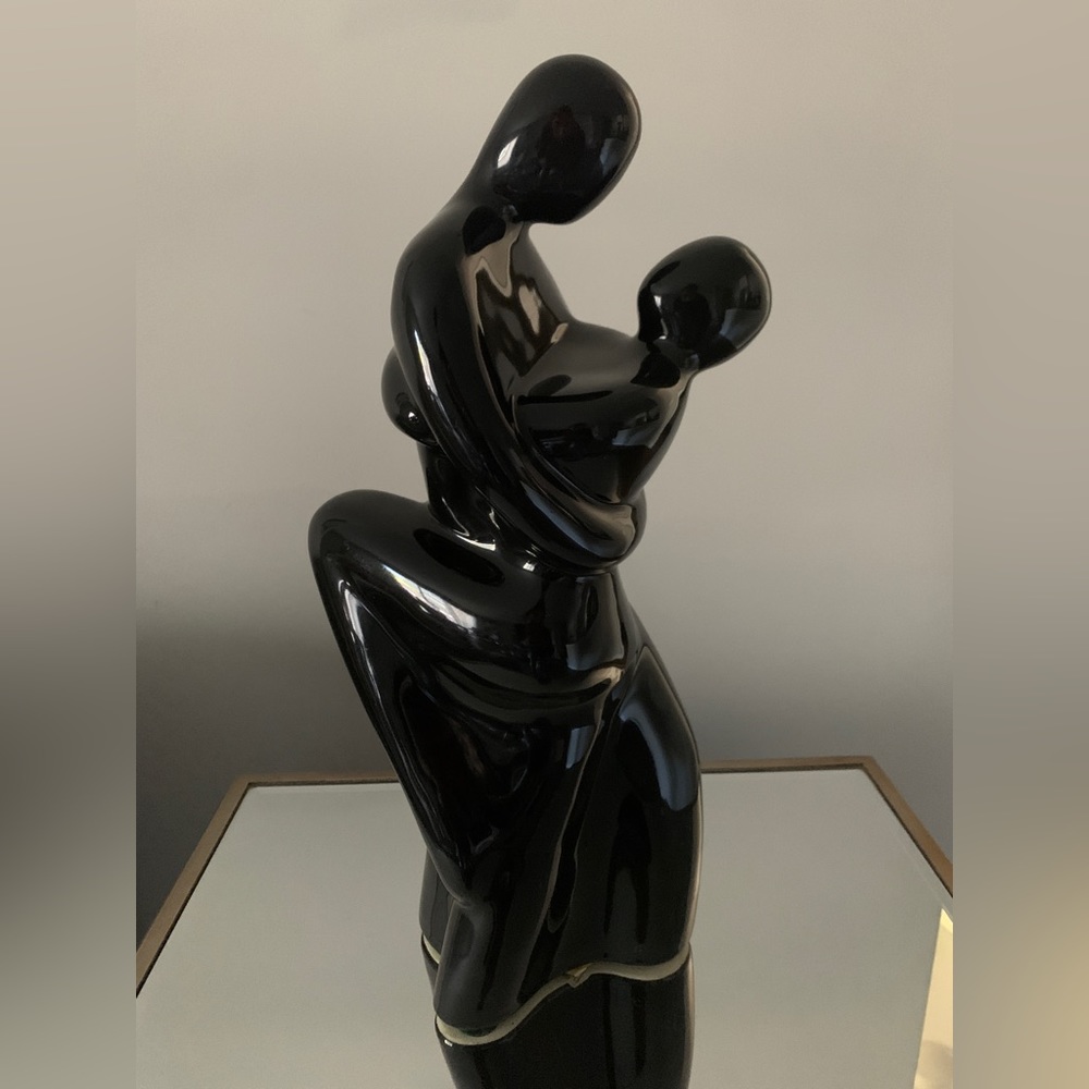 Modern Figurative Lovers Sculpture by Haeger